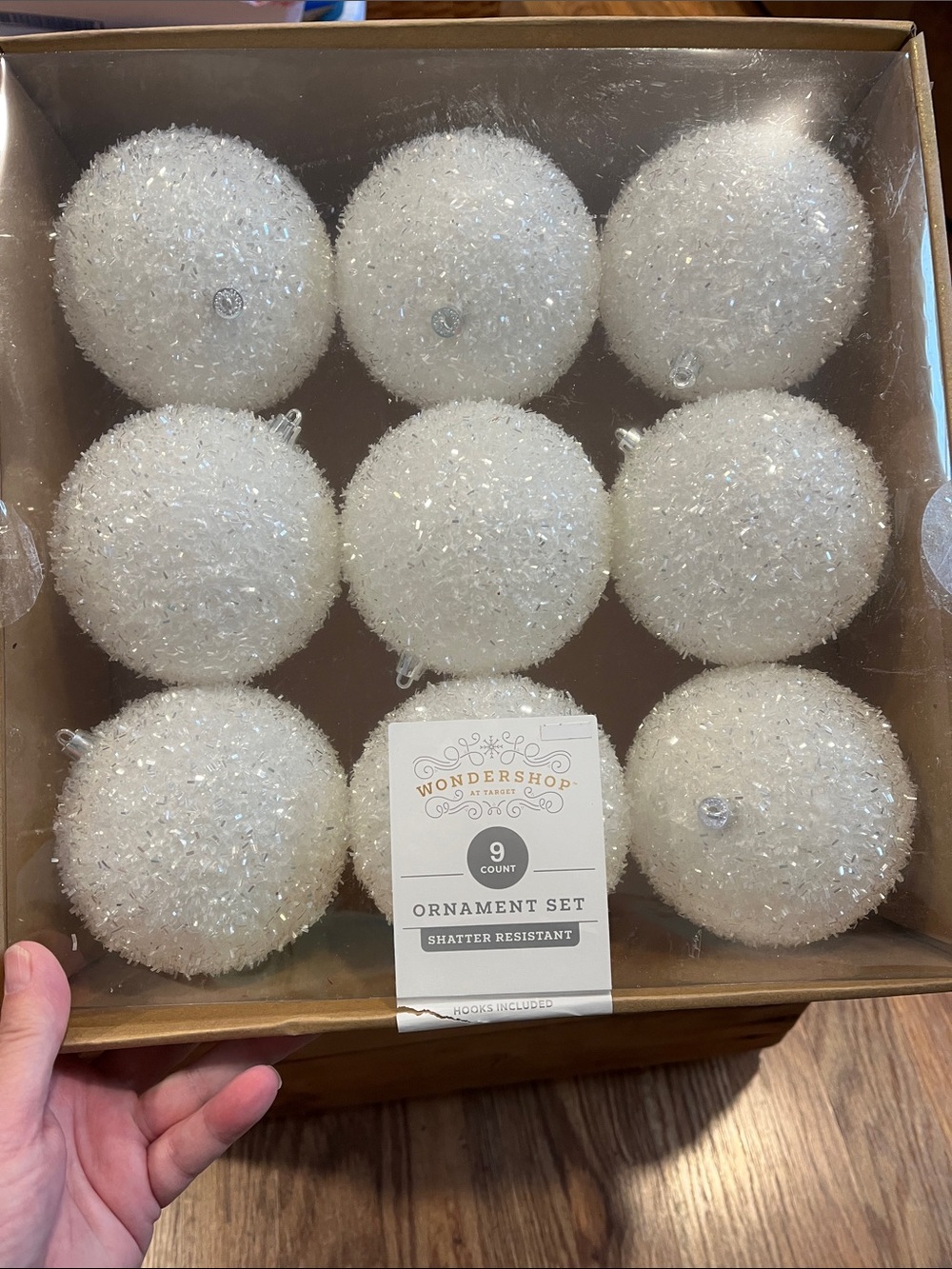 Snowball ornaments